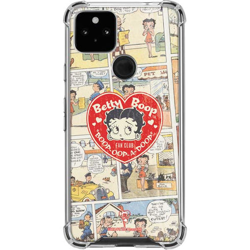 Betty Boop Comic Strip Google Pixel 5a 5G Clear Case